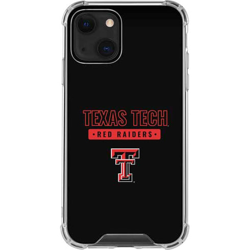 Texas Tech University TT Red Raiders iPhone 14 Clear Case